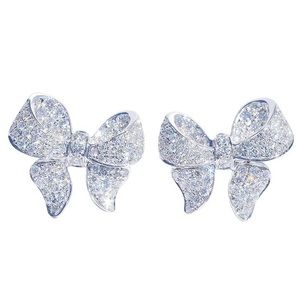 SALE‼️DIAMOND BOW EARRINGS